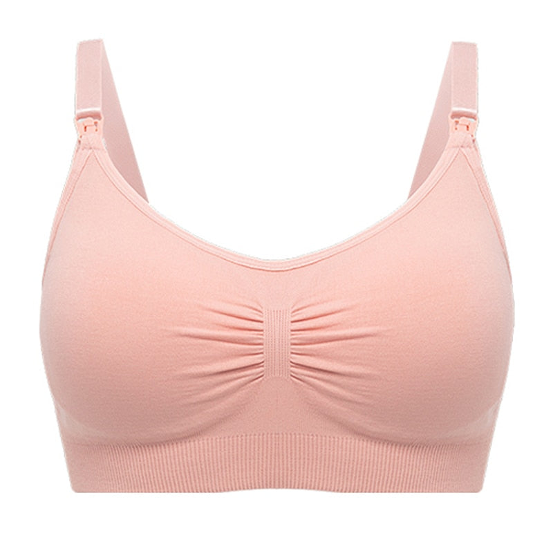 High Quality Plus Size Nursing Bra Breathable Women Breastfeeding Underwear Seamless Maternity Bra Push Up