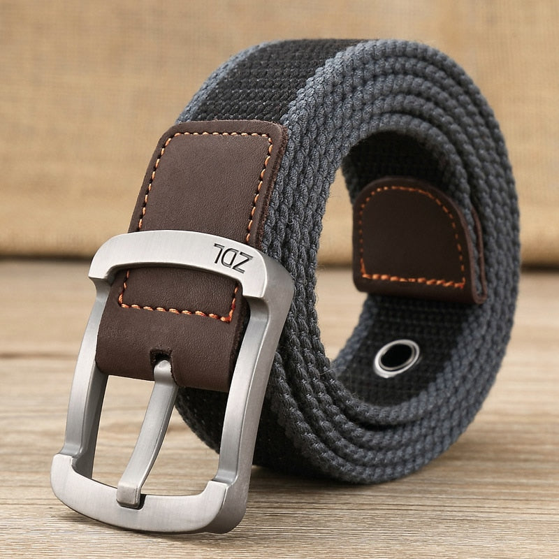 MEDYLA Canvas Belt Outdoor Tactical Belt Unisex High Quality Canvas Belts for Jeans Male Luxury Casual Straps Ceintures