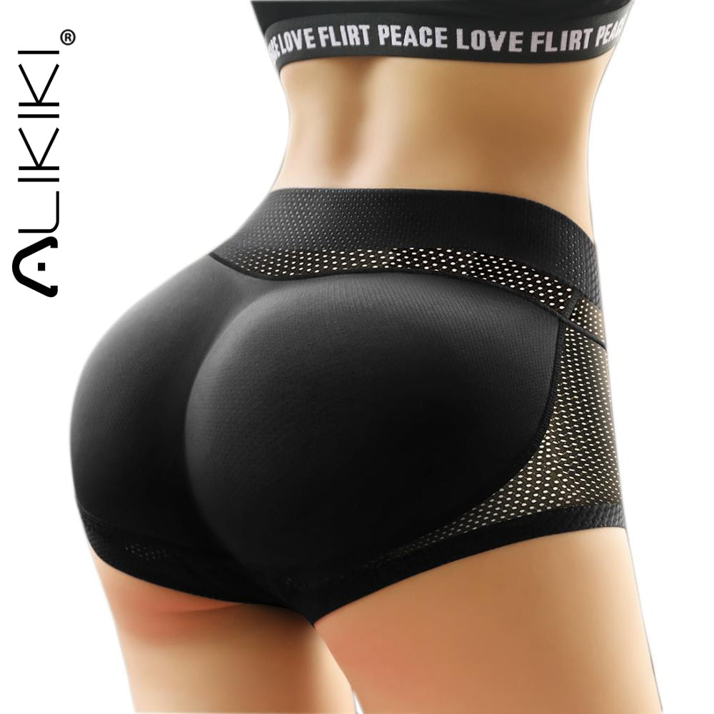 Women Padded Push Up Panties Butt Lifter Shaper Fake Ass Buttocks Hip Pads Invisible Control Panties Briefs Underwear Lingerie