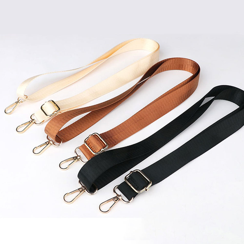 1.3M Long Shoulder Bag Strap Fashion Wide Replacement Strap For Bags Nylon Woman Messenger Accessories Bag Correa De Repuesto