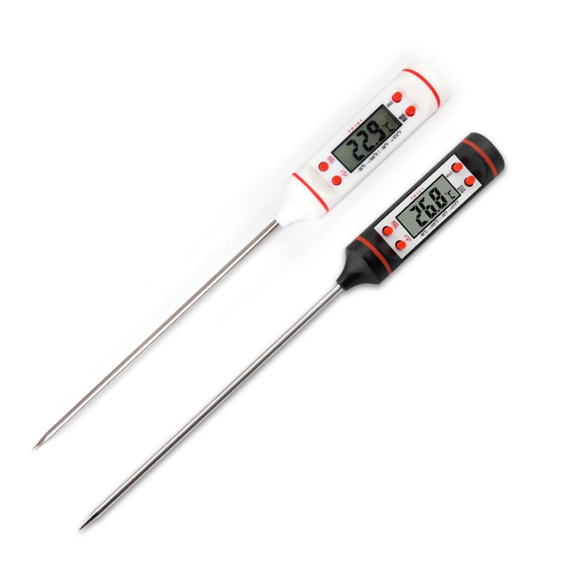 Kitchen oil thermometer Needle Food Thermometer Instant Read Meat Temperature Meter Tester with Probe for Grilling BBQ Kitchen