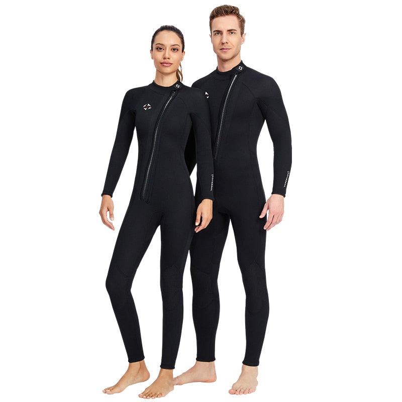 Premium 3MM Neoprene Wetsuit Men One-Piece Suits Keep Warm Surf Scuba Diving Suit Fishing Spearfishing Kitesurf Women WetSuit