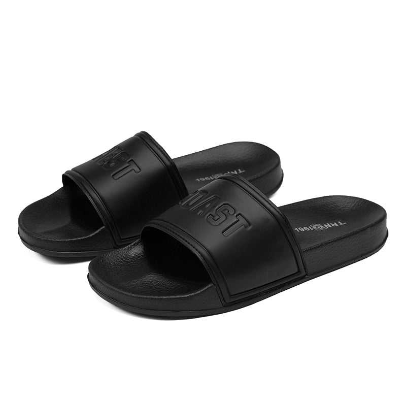 Summer Men Slippers Indoor Home Slides Bathroom Loafers Outdoor Garden Shoes Massage Clogs Male Beach Slippers Flip-Flops Mules