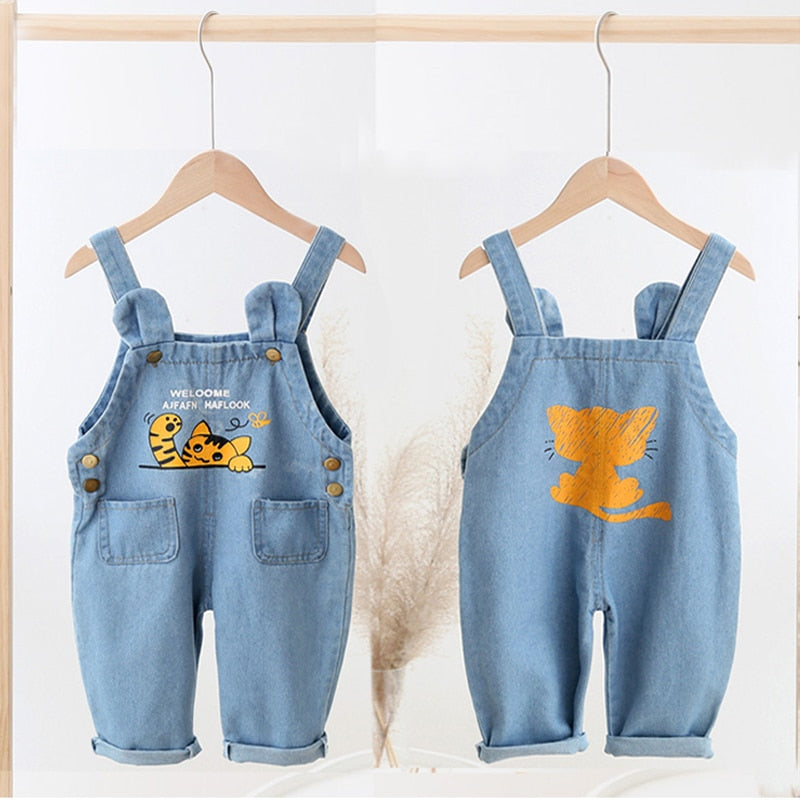 IENENS Toddler Infant Boys Long Pants Denim Overalls Dungarees Kids Baby Boy Jeans Jumpsuit Clothes Clothing Outfits Trousers