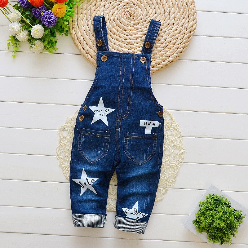 IENENS Toddler Infant Boys Long Pants Denim Overalls Dungarees Kids Baby Boy Jeans Jumpsuit Clothes Clothing Outfits Trousers