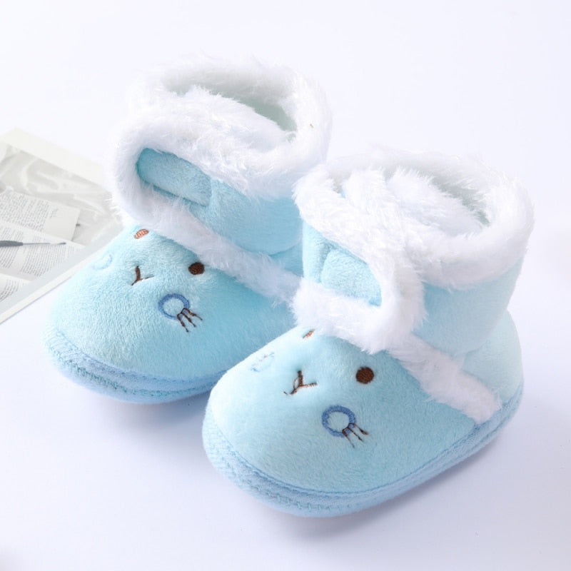 Newborn Toddler Warm Boots Winter First Walkers baby Girls Boys Shoes Soft Sole Fur Snow Booties for 0-18M Footwear Boots