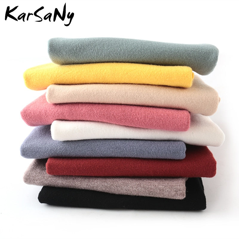 KarSany Half Sleeve Knitted Blouse Women Summer 2022 Pullovers Ladies V-neck Blouses Blouse Knitted Womens Tops And Blouses