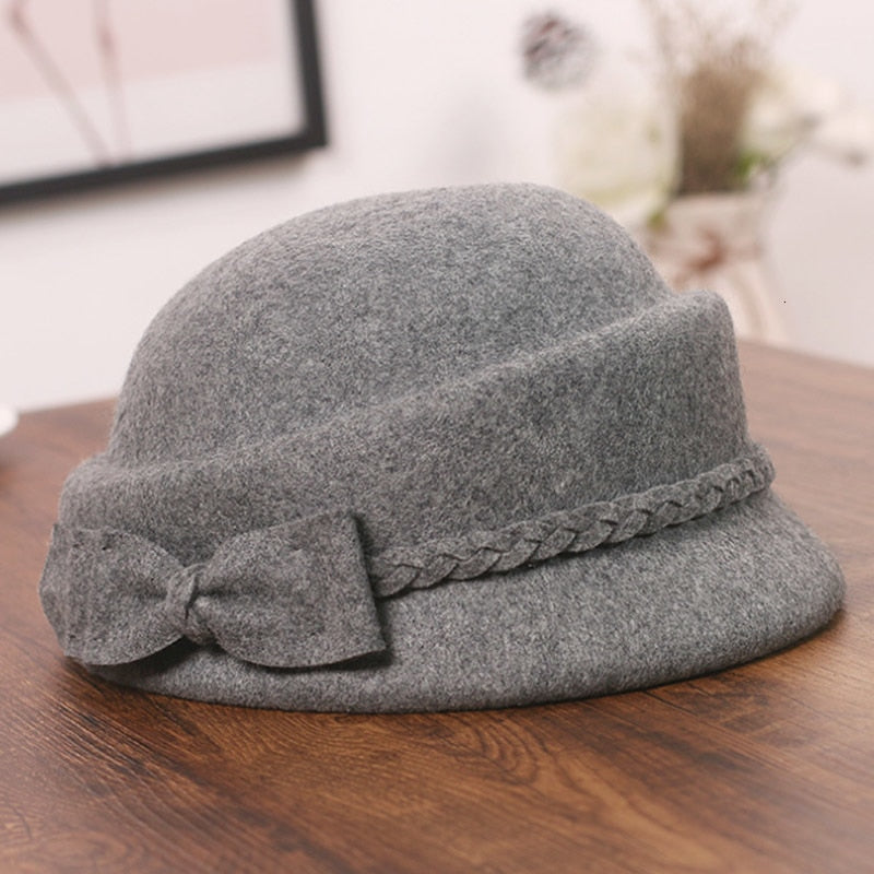 100% wool beret winter berets women winter felt beret Floral Women Felt French Beret Beanie fedora hat Beanie Winter Flower