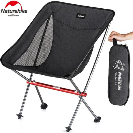 Naturehike Folding Chair Ultralight Aluminium Alloy Beach Chairs Outdoor Portable Mini Furniture Camping/Hiking/Picnic/Fishing