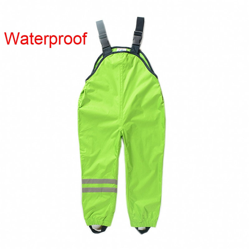 New 2022 Children Waterproof Overalls Brand Baby Boys Girls Trousers 1-7Yrs Children ski pants Boys Girl overalls childrens 520