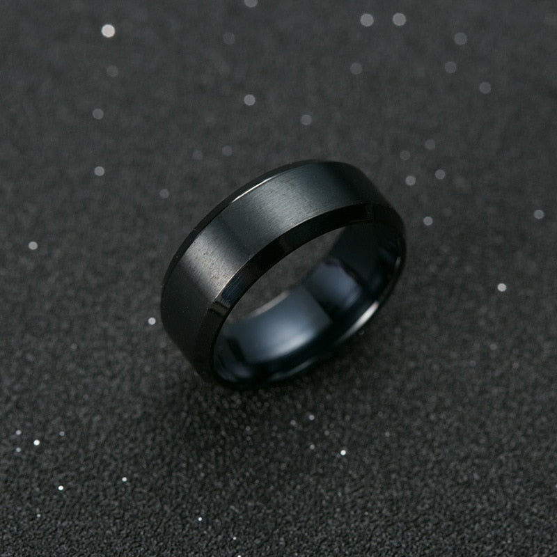 Ring Men Titanium Black