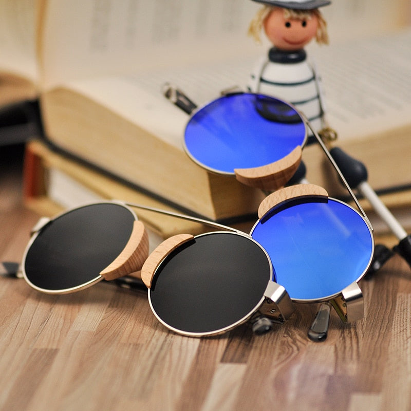 BOBO BIRD Wood Sunglasses Women oculos de sol feminino Luxury Brand Sun Glasses Men lunette de soleil femme in Wooden Box