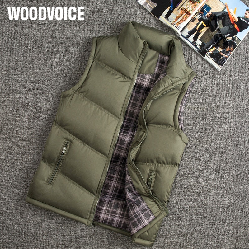 Vest Men New Stylish 2023 Autumn Winter Warm Sleeveless Vest Jacket Men Slim Fit Vest Casual Coats Mens Waistcoat West Mannen 88