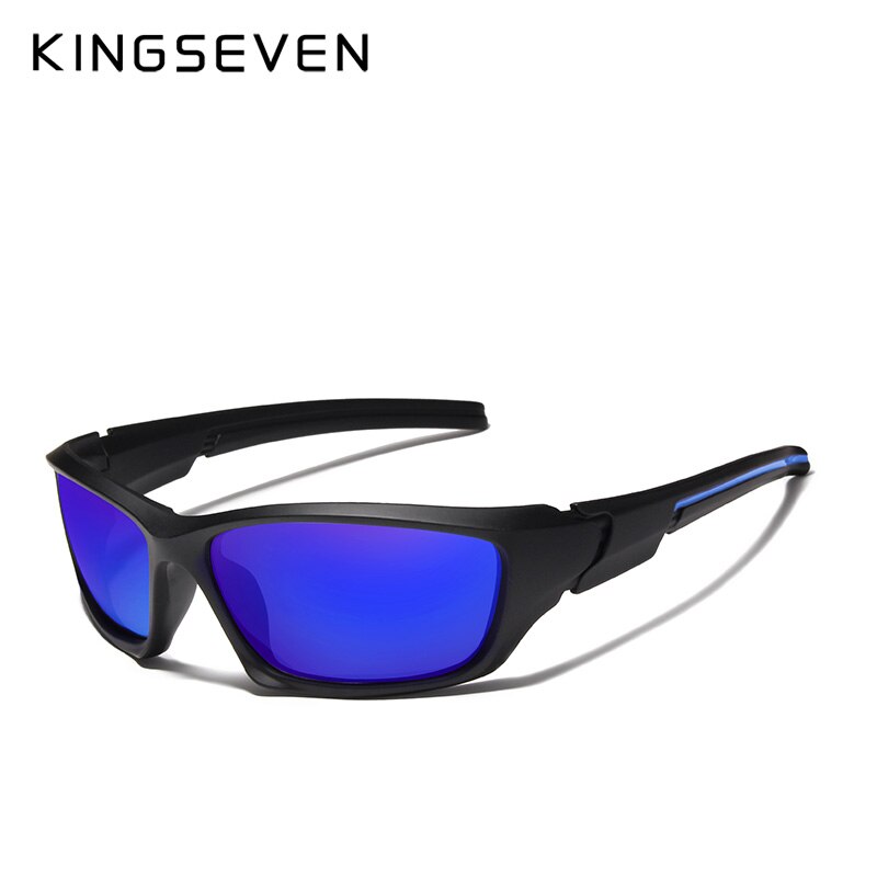 KINGSEVEN Brand 2022 Men&#39;s Polarized Sunglasses TR90 Frame Night Vision Mirror Eyewear Sun glasses Men Goggle lunette de soleil