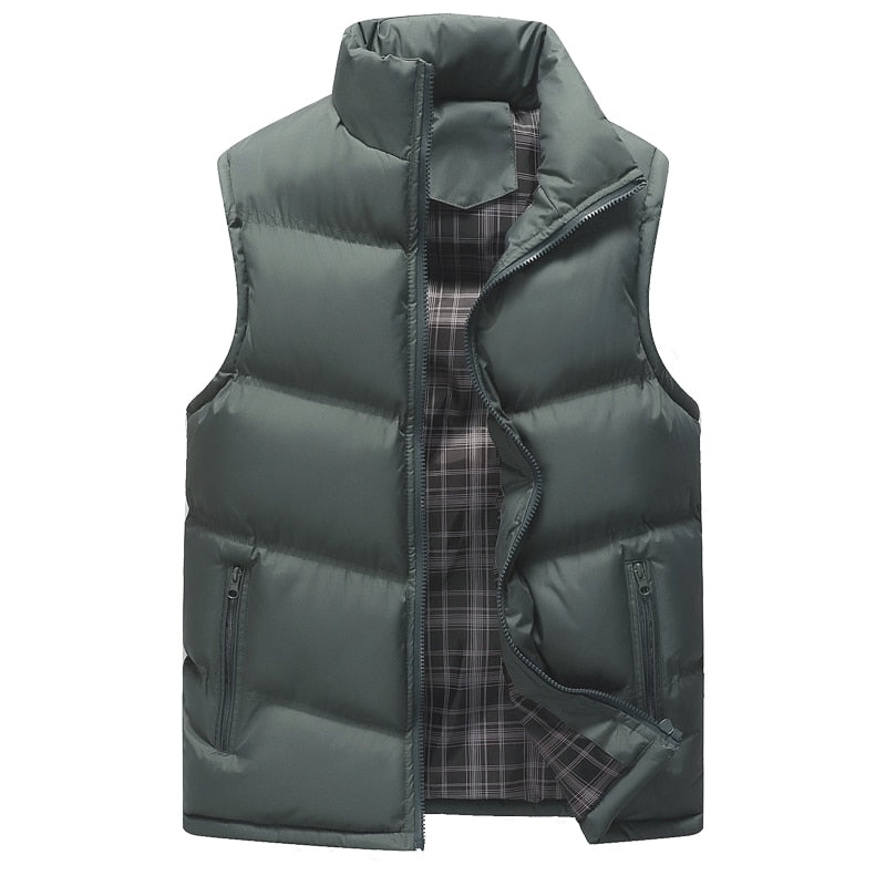 Vest Men New Stylish 2023 Autumn Winter Warm Sleeveless Vest Jacket Men Slim Fit Vest Casual Coats Mens Waistcoat West Mannen 88