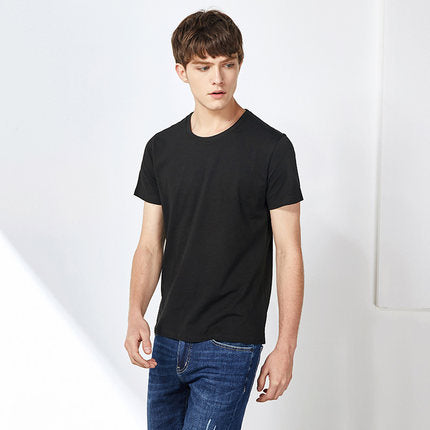 SEMIR summer cotton T shirts men 2021 simple o neck stretch solid new tops clothing casual tshirt man streetwear cool tee shirts