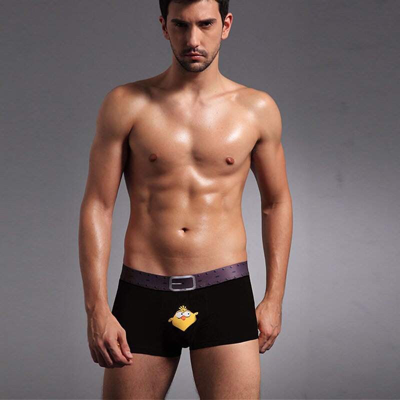 EXILIENS Brand New Mens Underwear Boxer Modal Homme Boxershorts Men Boxers Sexy Male Underpants Print Cartoon Size M-3XL 093001