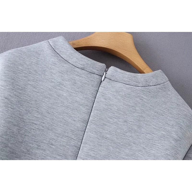 Women Cotton Gray Sweatshirts Female Heart Deisgn Fashion Pullover Jacket Womens Long Sleeve Tops Clothes