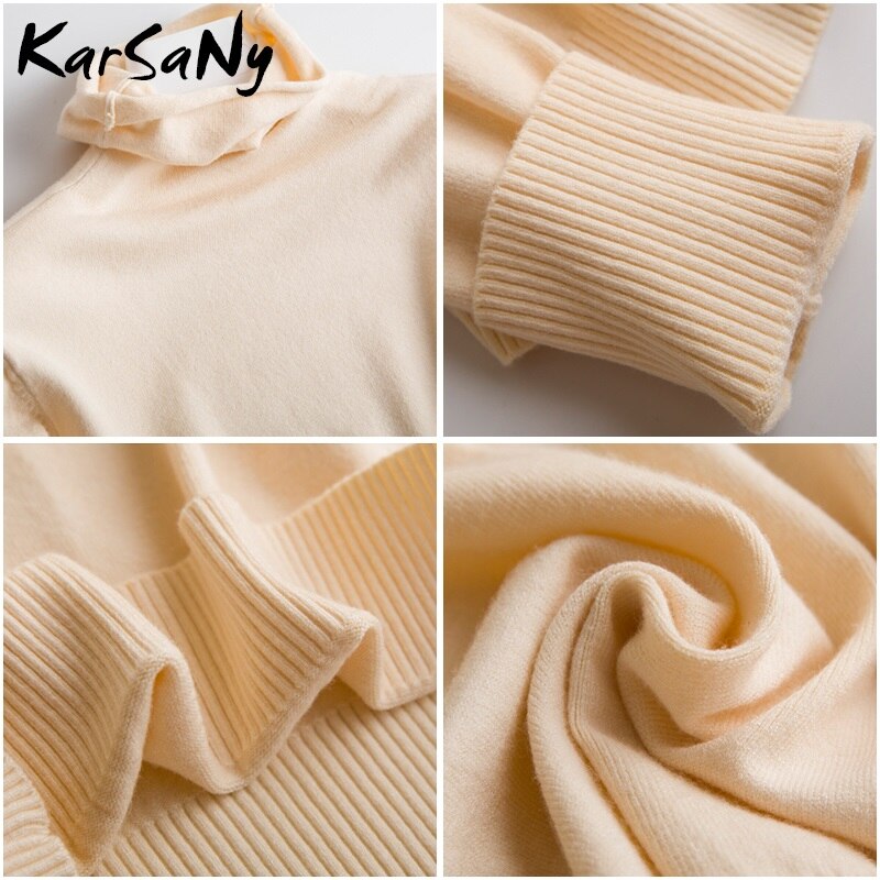 Winter Cashmere Sweater Women Wool Pullover Women's White Cashmere Turtleneck Sweater Pullover Soft Winter For Woman Sweaters