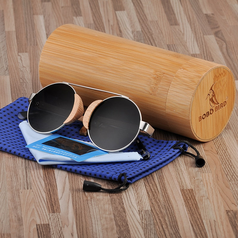 BOBO BIRD Wood Sunglasses Women oculos de sol feminino Luxury Brand Sun Glasses Men lunette de soleil femme in Wooden Box