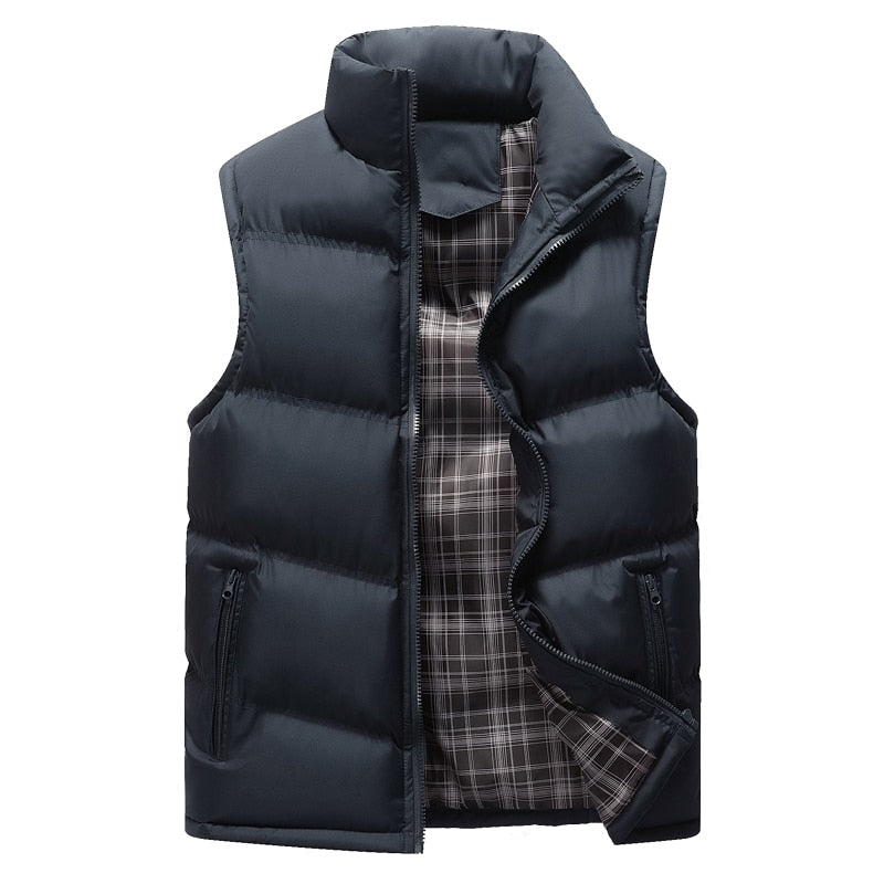 Vest Men New Stylish 2023 Autumn Winter Warm Sleeveless Vest Jacket Men Slim Fit Vest Casual Coats Mens Waistcoat West Mannen 88