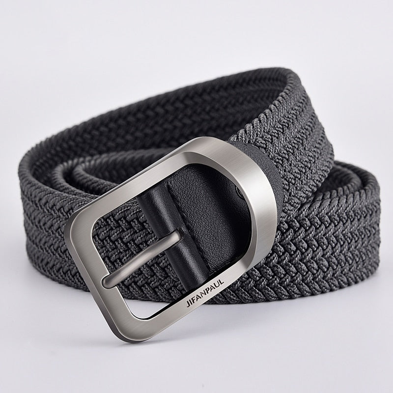 2022 men and women fashion nylon belt alloy casual belt women wild stretch jeans belt decoration ins wind Luxury brand design