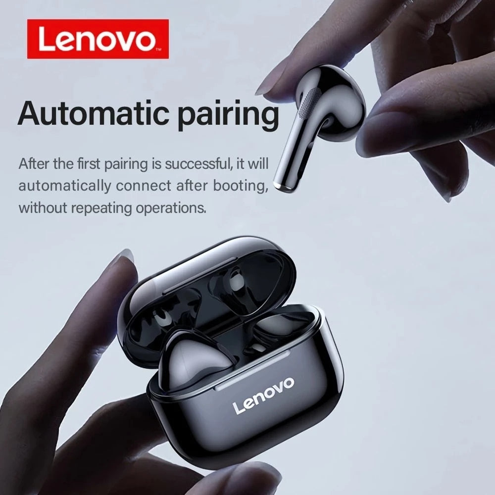 Original Lenovo LP40 wireless headphones TWS Bluetooth Earphones Touch Control Sport Headset Stereo Earbuds For Phone Android