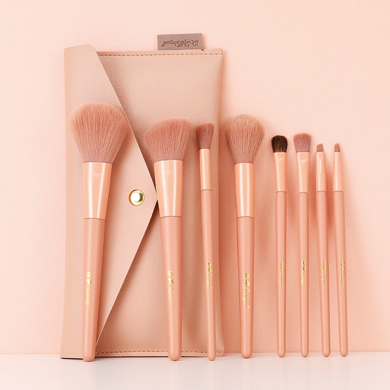 XINYAN Makeup Brushes Set with Bucket Pink Blush Eyeshadow Concealer Cosmetics Makeup Powder Foundation Beauty кисти для макияжа