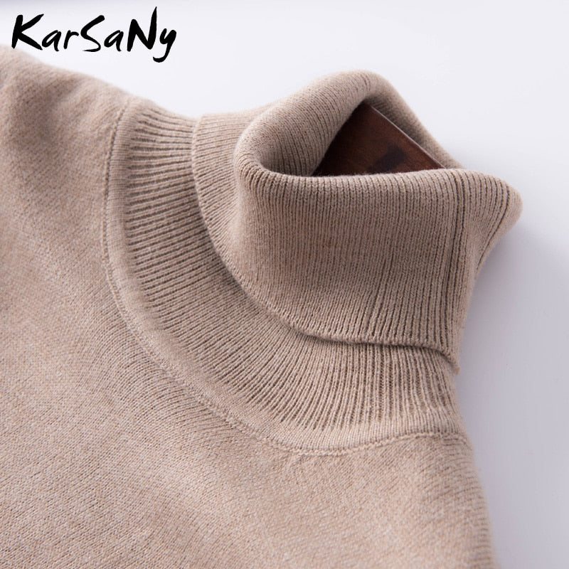 Turtleneck Sweater Women Winter Wool Long Sleeve Women&#39;s Cashmere Sweater Women Pull Femme Knit Pullover Womens Sweaters 2021