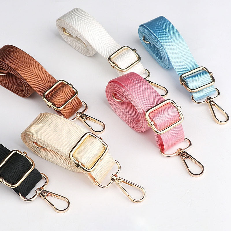 1.3M Long Shoulder Bag Strap Fashion Wide Replacement Strap For Bags Nylon Woman Messenger Accessories Bag Correa De Repuesto