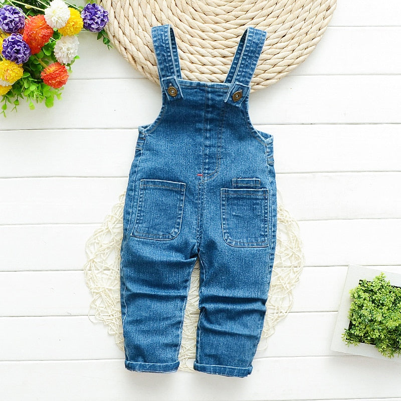 IENENS Toddler Infant Boys Long Pants Denim Overalls Dungarees Kids Baby Boy Jeans Jumpsuit Clothes Clothing Outfits Trousers