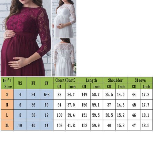 Pregnant Mother Dress Maternity Photography Props Women Pregnancy Clothes Lace Dress For Pregnant Photo Shoot Clothing