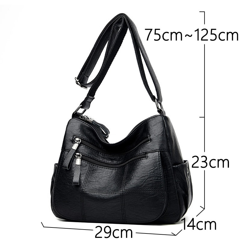 High Quality Leather Luxury Handbags Women Bags Designer Shoulder Crossbody Bags for Women 2021 New Bolsa Feminina Sac A Main