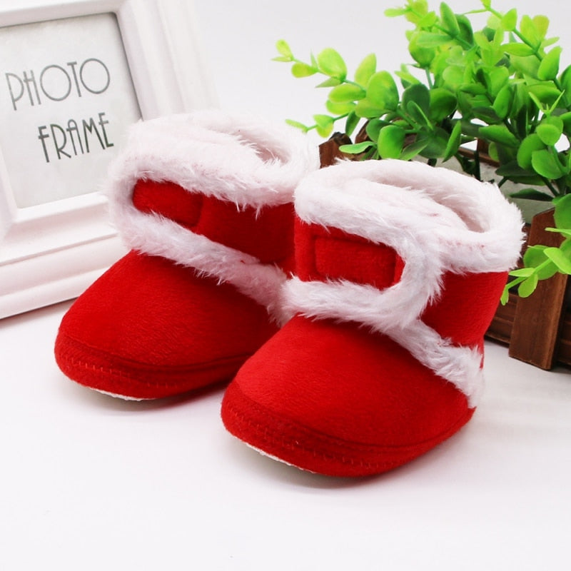 Newborn Toddler Warm Boots Winter First Walkers baby Girls Boys Shoes Soft Sole Fur Snow Booties for 0-18M Footwear Boots