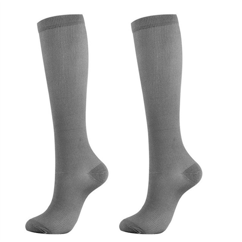 Running Sports Socks Men Women Compression Socks for Football Soccer Medical Varicose Veins Nursing Compression Cycling Socks