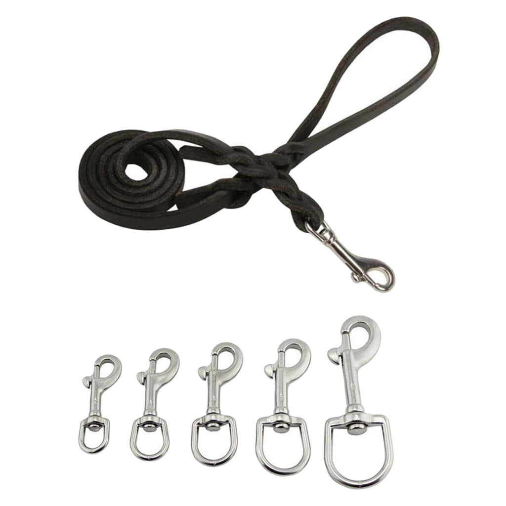 Scuba Diving 316 Stainless Steel Swivel Eye Bolt Snap Hook Clip Marine Boats Swivel Bolt Snap Hook for Outdoor Water Sports