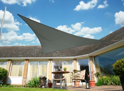 Outdoor Waterproof Sunshade Sun Shade Sail Camping Beach Tent Pool Patio Canopy Triangle Shade Sail Sun Shelter Garden Awing