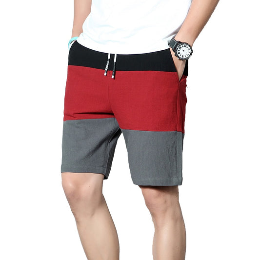 2023 New Summer Men Shorts Cotton Casual Shorts Homme Knee Length Fashion Breathable Shorts Quick Dry