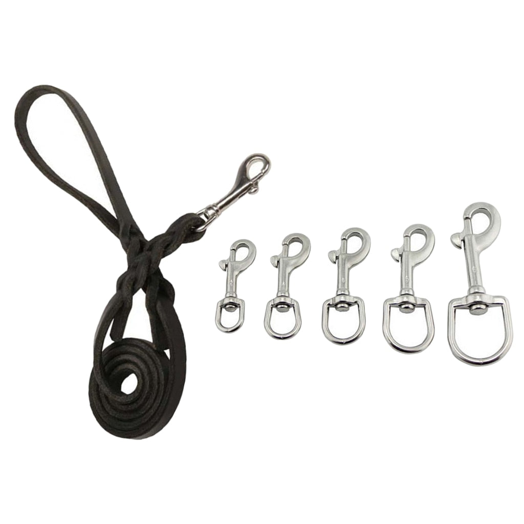 Scuba Diving 316 Stainless Steel Swivel Eye Bolt Snap Hook Clip Marine Boats Swivel Bolt Snap Hook for Outdoor Water Sports