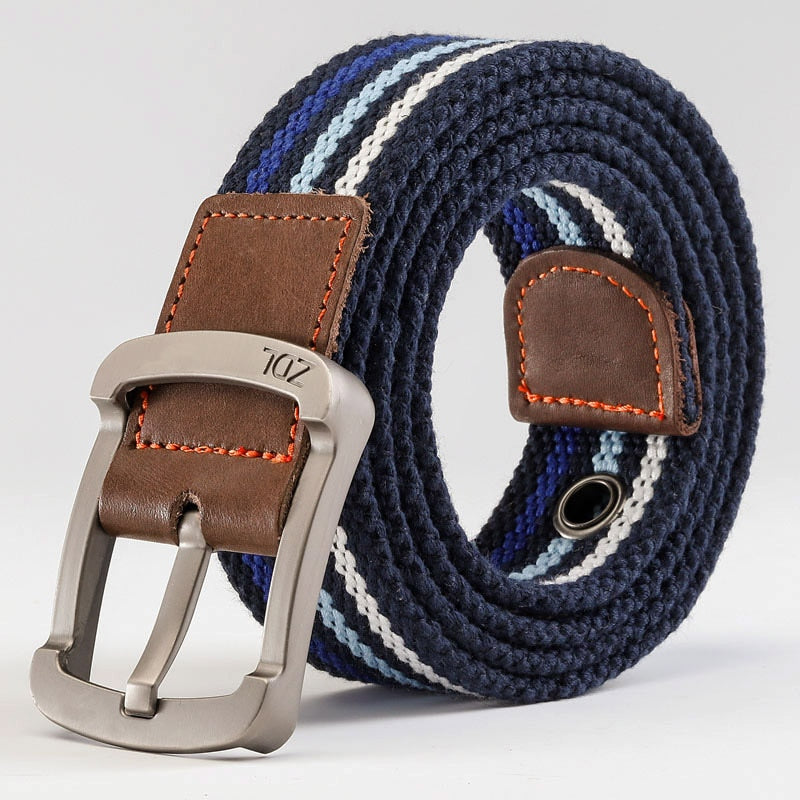 MEDYLA Canvas Belt Outdoor Tactical Belt Unisex High Quality Canvas Belts for Jeans Male Luxury Casual Straps Ceintures