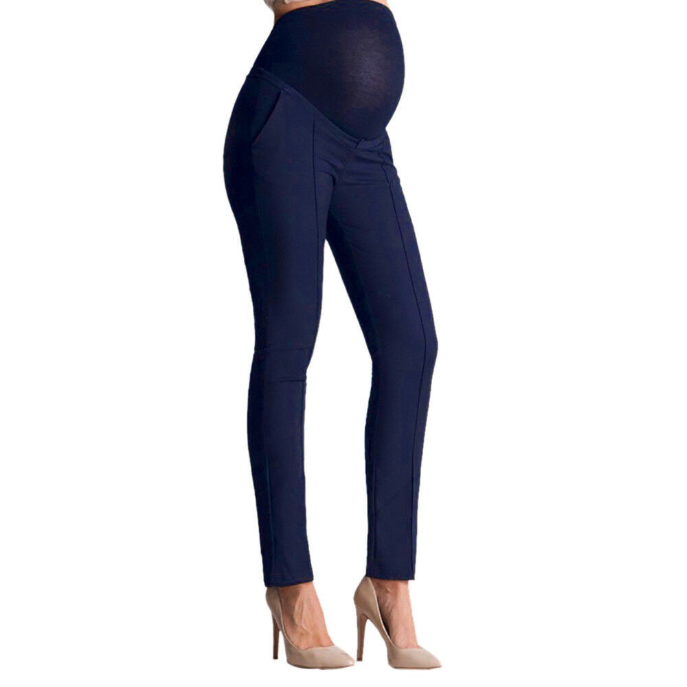 Elastic Lift Maternity Clothes Pregnancy Trousers For Pregnant Women Pants Full Ankle Length