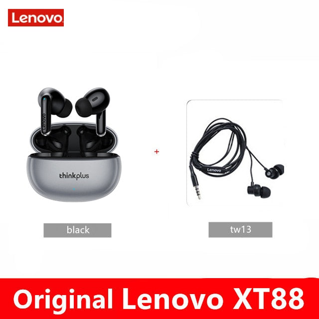 NEW Original Lenovo XT88 TWS Wireless Earphone Bluetooth 5.3 Dual Stereo Noise Reduction Bass Touch Control Long Standby headset