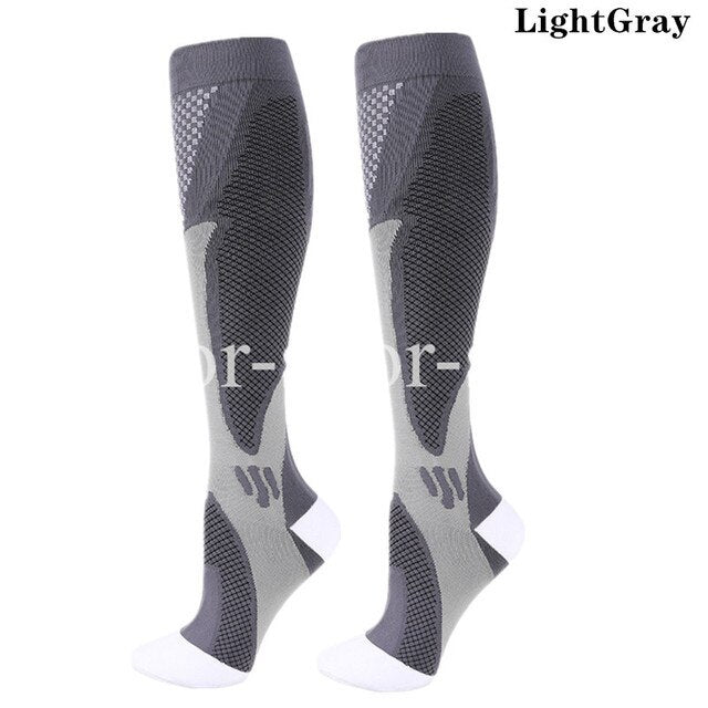 Running Sports Socks Men Women Compression Socks for Football Soccer Medical Varicose Veins Nursing Compression Cycling Socks