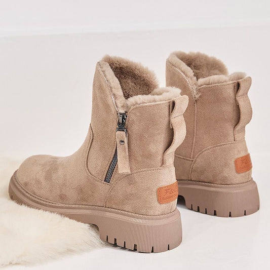 Snow Boots Women Winter 2023 New Plus Velvet Woman Shoes Warm Boots Thick Cotton Shoes Furry Black Women Boots Botas De Mujer