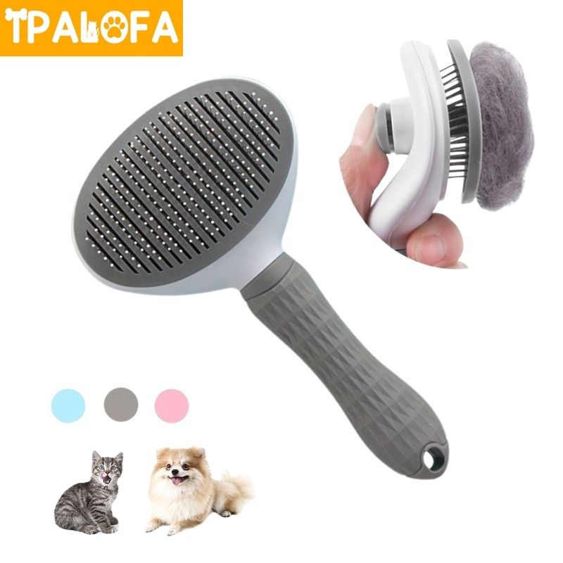 Pet Dog Hair Brush Cat Comb Grooming And Care Cat Brush Stainless Steel Comb For Long Hair Dogs Cleaning Pets Dogs Accessories