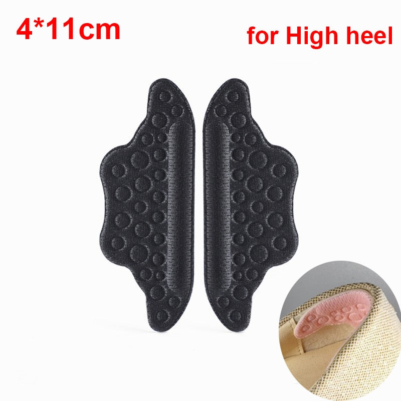 2pcs Shoe Heel Insoles Foot Heel Pad Sports Shoes Adjustable Antiwear Feet Inserts Insoles Heel Protector Sticker Insole Brioche