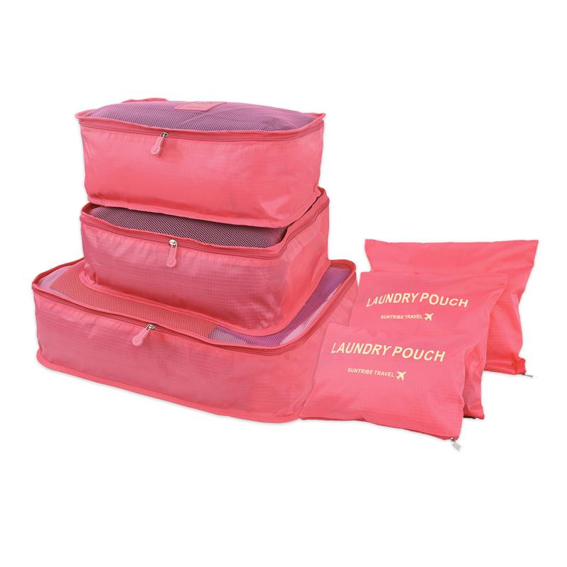 8/6/1 pieces Set Travel Organizer Storage Bags Suitcase Packing Set Storage Cases Portable Luggage Organizer Clothe Shoe Pouch