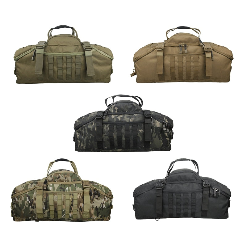 40L 60L 80L Waterproof Travel Bags Large Capacity Luggage Bags Men Duffel Bag Travel Tote Weekend Bag Military Duffel Bag