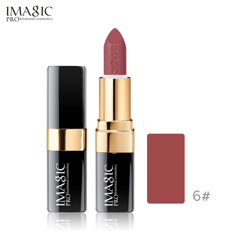 IMAGIC Lipstick Moisturizer Lips Smooth Lip Stick Long Lasting Charming Lip Lipstick Cosmetic Beauty Makeup 12 Colors