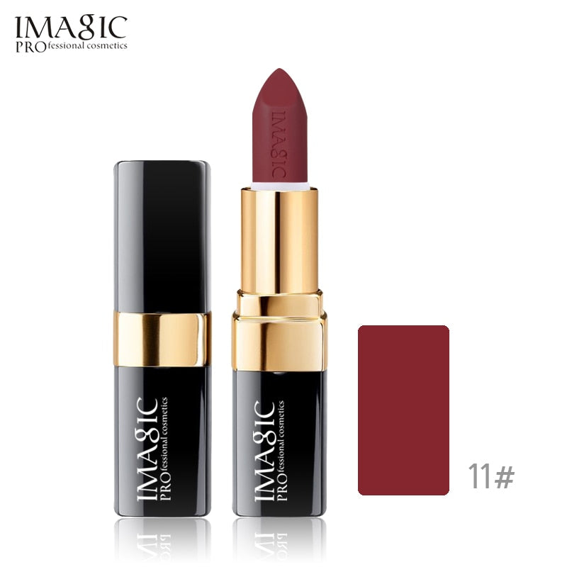 IMAGIC Lipstick Moisturizer Lips Smooth Lip Stick Long Lasting Charming Lip Lipstick Cosmetic Beauty Makeup 12 Colors